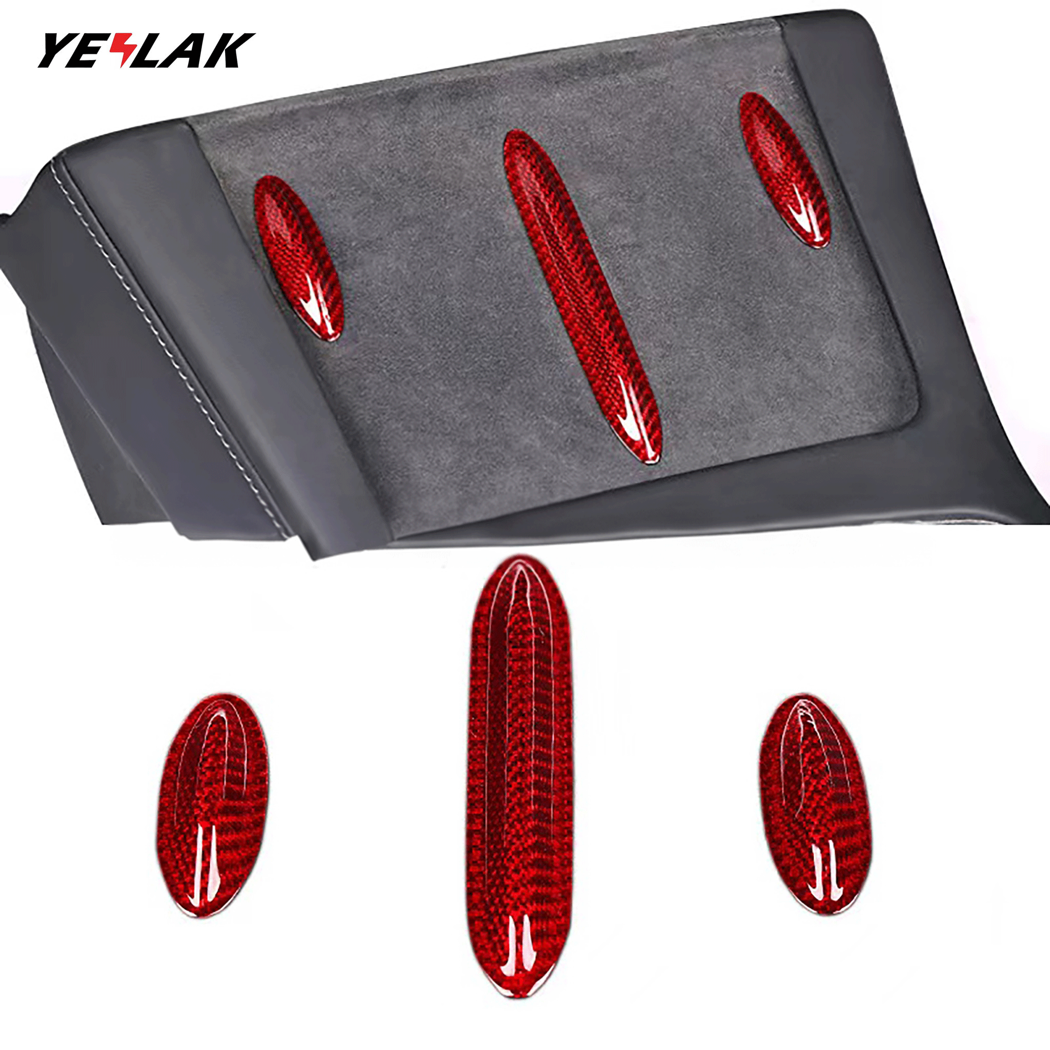 Tesla M3/Y (21-23) Carbon Fiber Charging Pad Overlay
