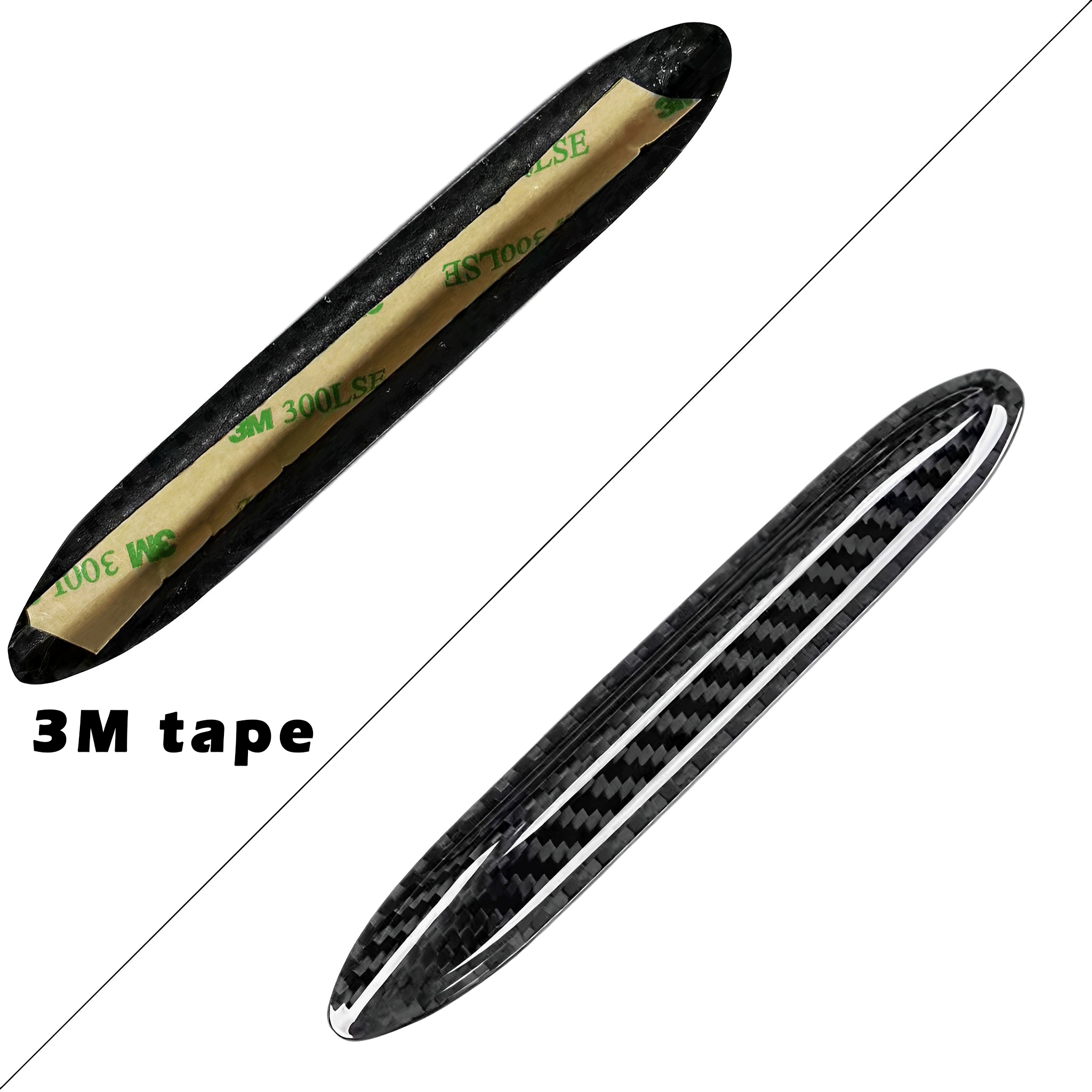 Tesla M3/Y (21-23) Carbon Fiber Charging Pad Overlay