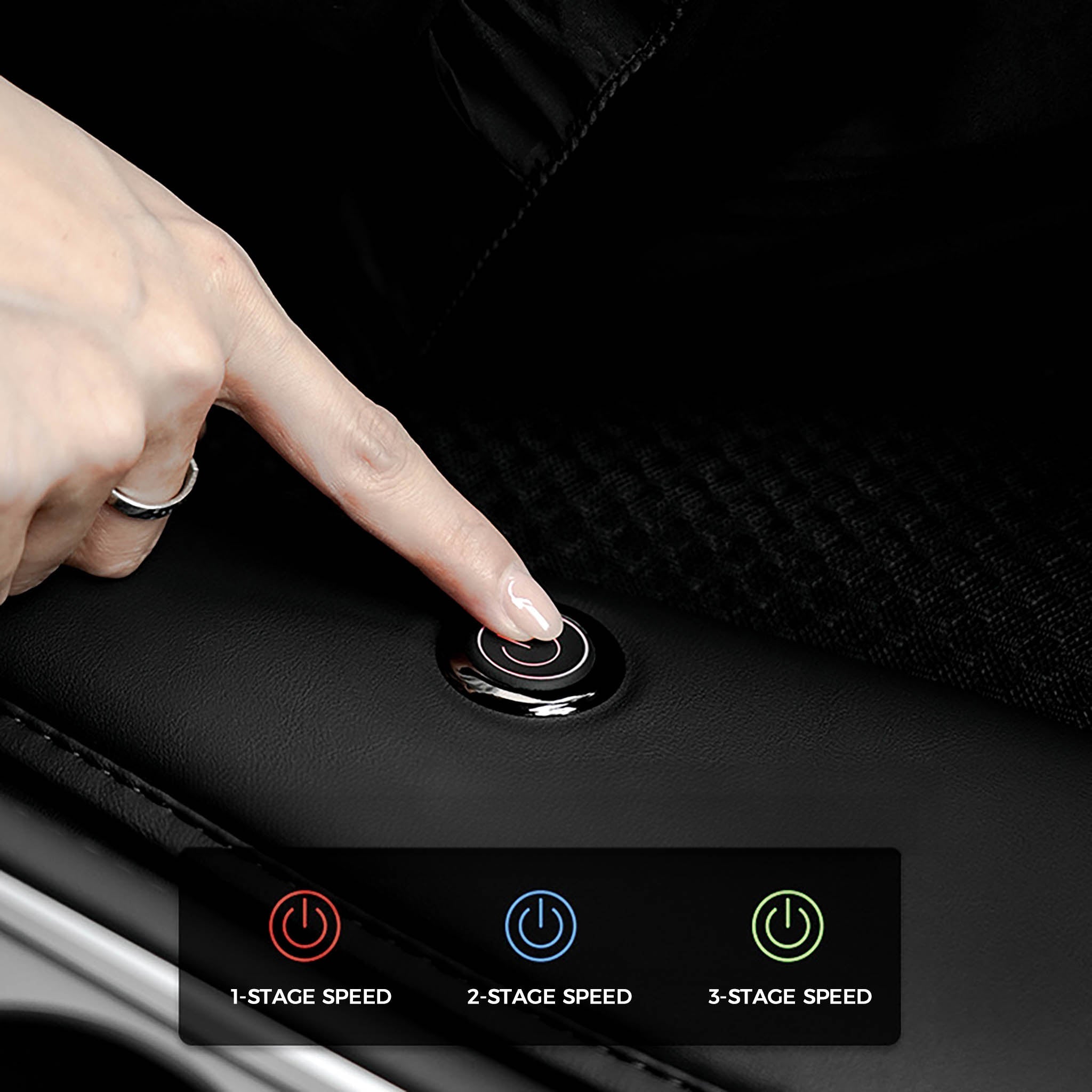 Premium Ventilated Seat Covers for Tesla Model 3 & Model Y (2017–2023) – Stay Cool All Summer (Front & Backseat Compatible)