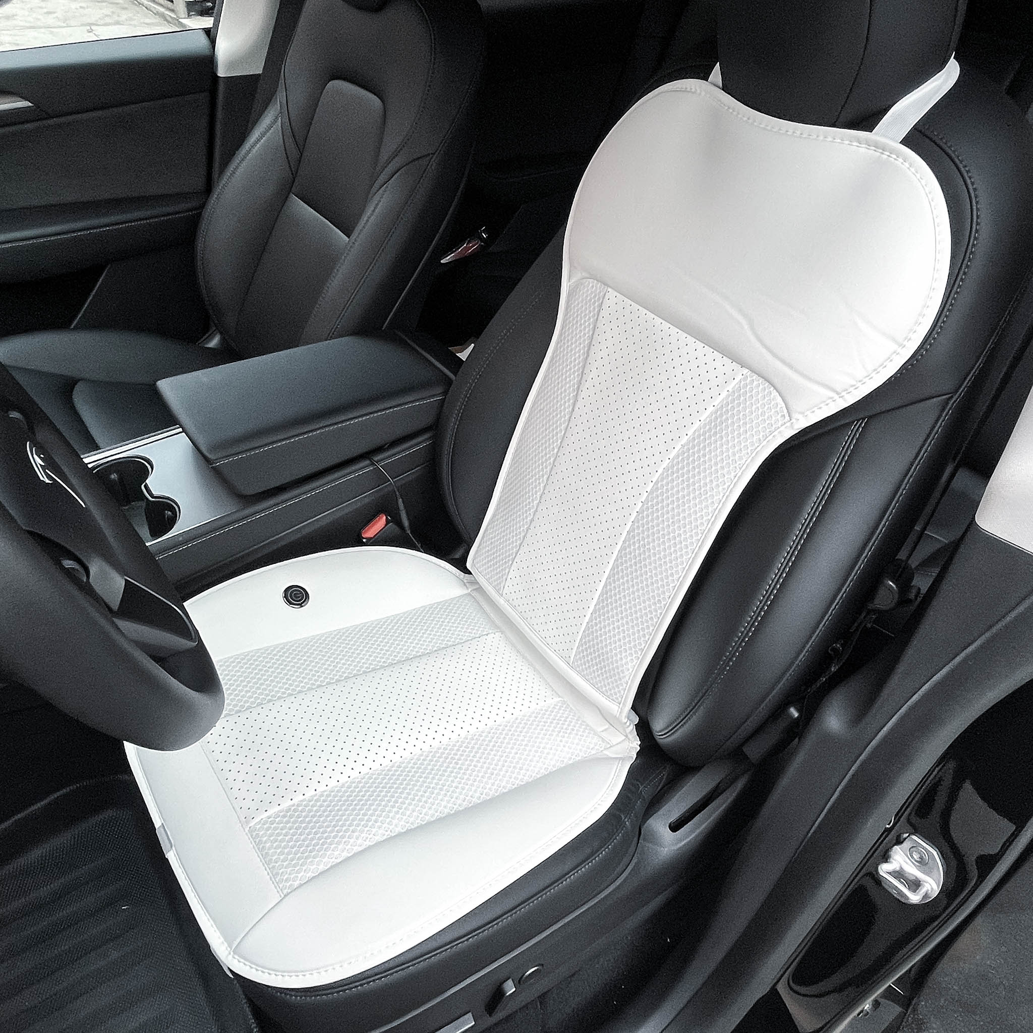 Premium Ventilated Seat Covers for Tesla Model 3 & Model Y (2017–2023) – Stay Cool All Summer (Front & Backseat Compatible)