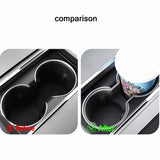 Tesla Model 3/Y Spill-Proof Cup Holder Insert (2024+ Highland & 2025.03+ Juniper) | Secure Silicone Design