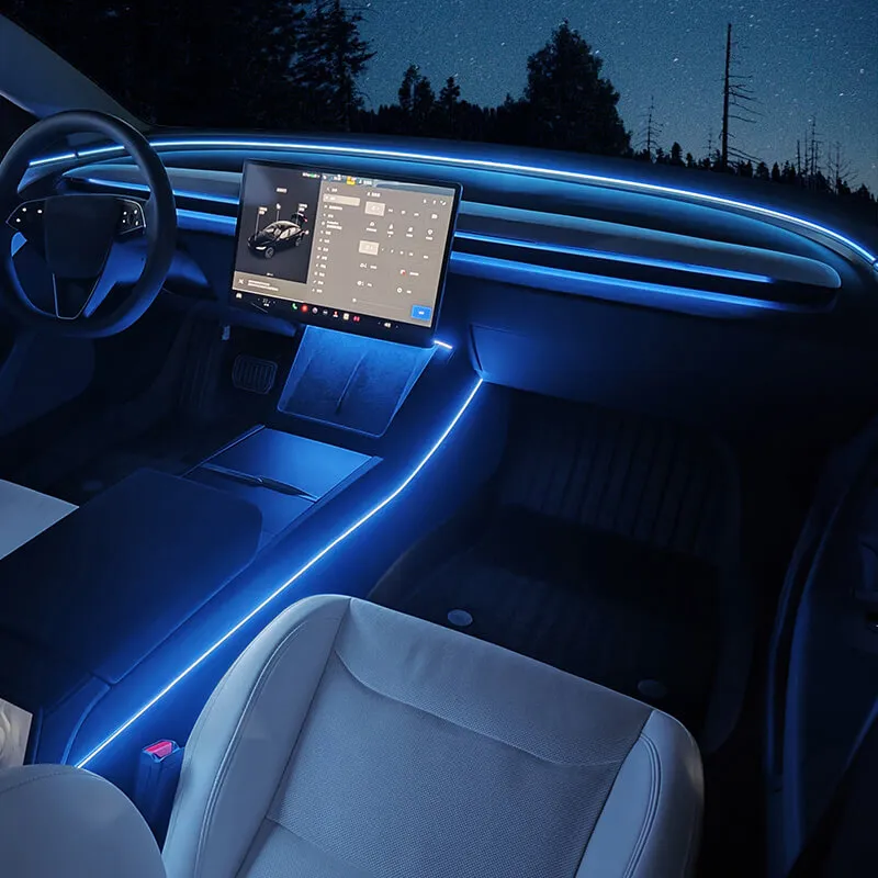 Tessgo Ambient Neon Lights Interior Kit for Model 3 Highland & Model Y Juniper
