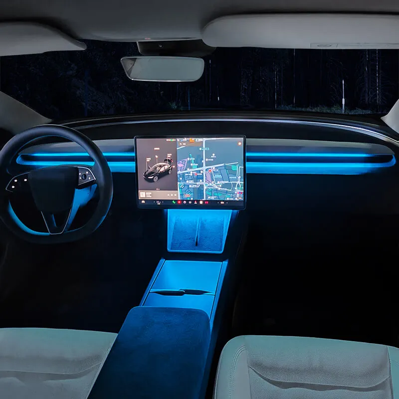 Tessgo Ambient Neon Lights Interior Kit for Model 3 Highland & Model Y Juniper