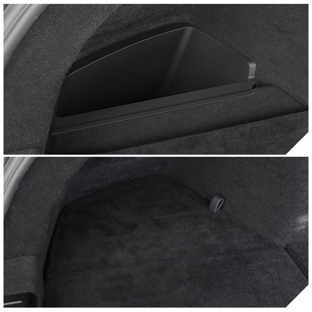 Custom-Fit Left Side Trunk Organizer Bin for 2021-2024 Tesla Model S & Model X – Heavy-Duty TPE Storage Solution