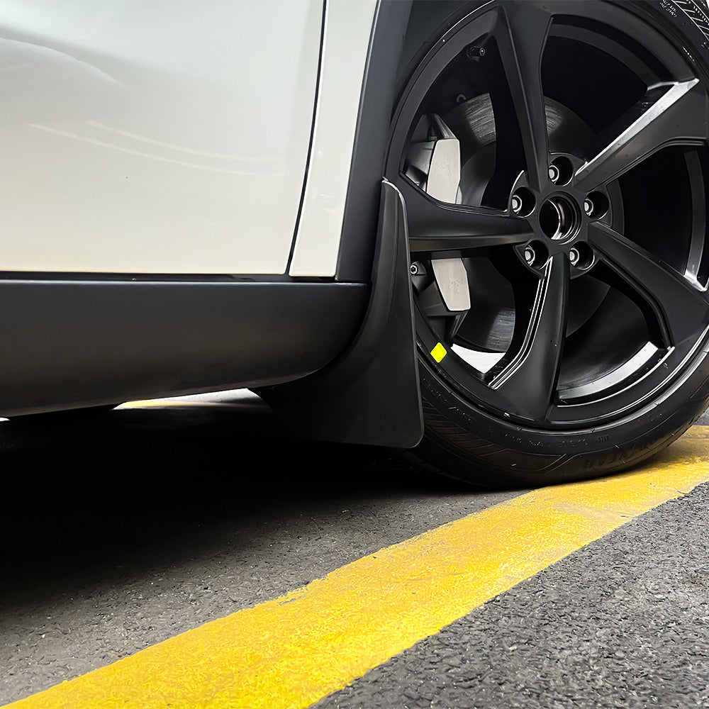 Custom-Fit Mud Flaps for 2025+ Tesla Model Y Juniper | Premium TEP Splash Guards
