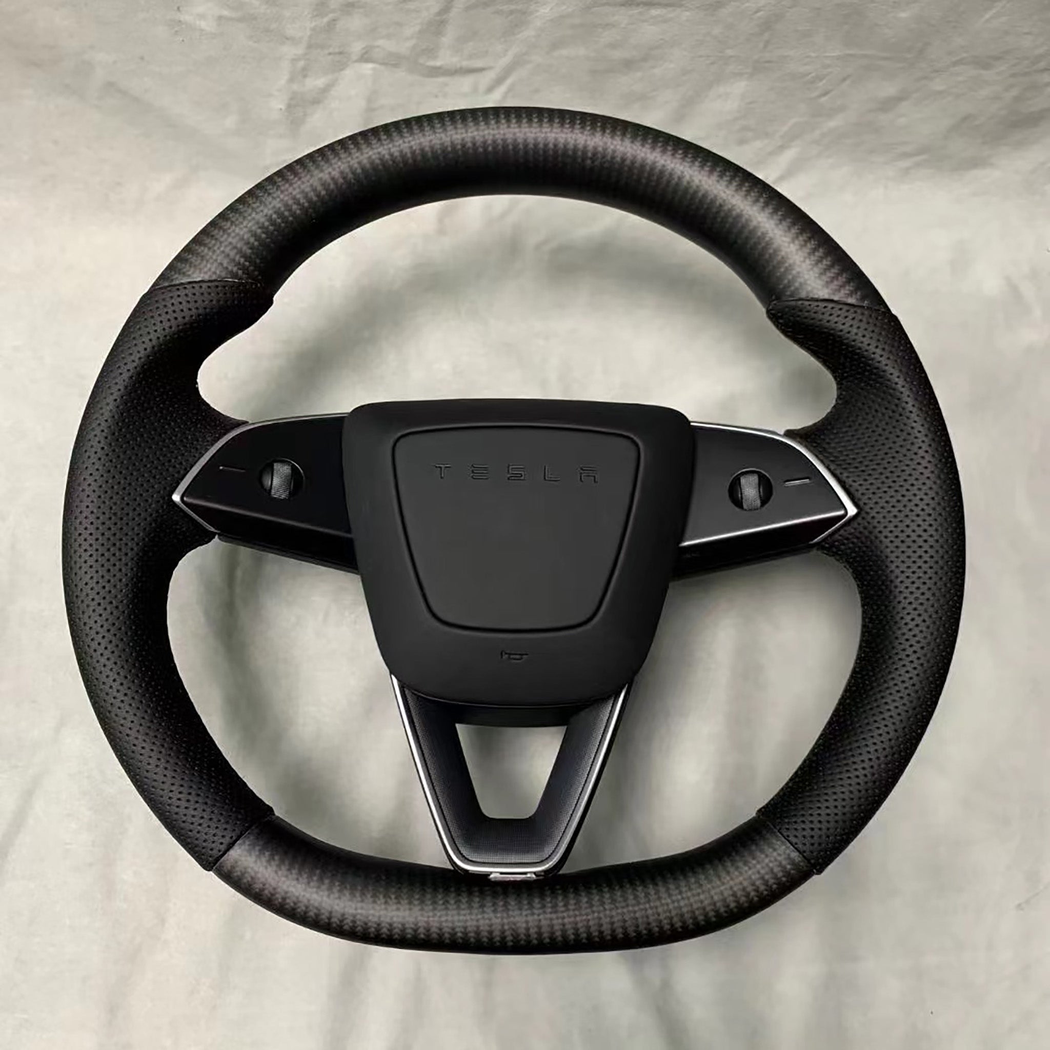 Custom Carbon Fiber Steering Wheel for 2024+ Model 3 & Model Y Juniper 2025.03+