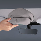 Custom Fit Alcantara Sunglass Holder for Tesla Model 3 & 2024 Model 3 & Model Y