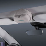 Custom Fit Alcantara Sunglass Holder for Tesla Model 3 & 2024 Model 3 & Model Y