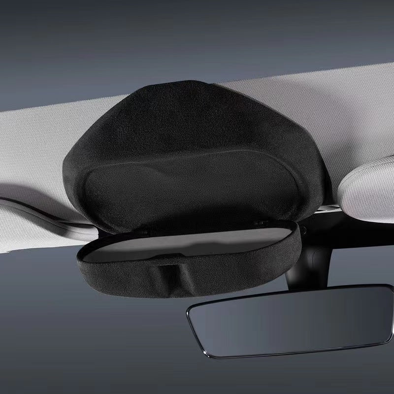 Custom Fit Alcantara Sunglass Holder for Tesla Model 3 & 2024 Model 3 & Model Y