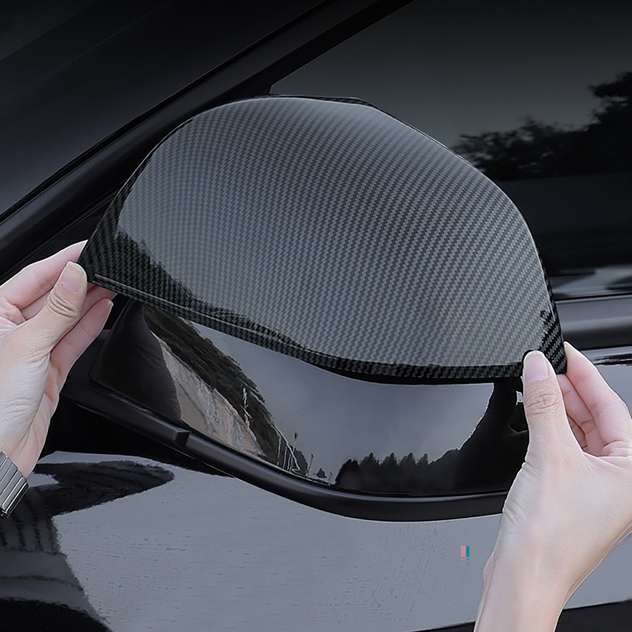 Custom Mirror Covers for Tesla Model 3/Y (ABS Plastic)