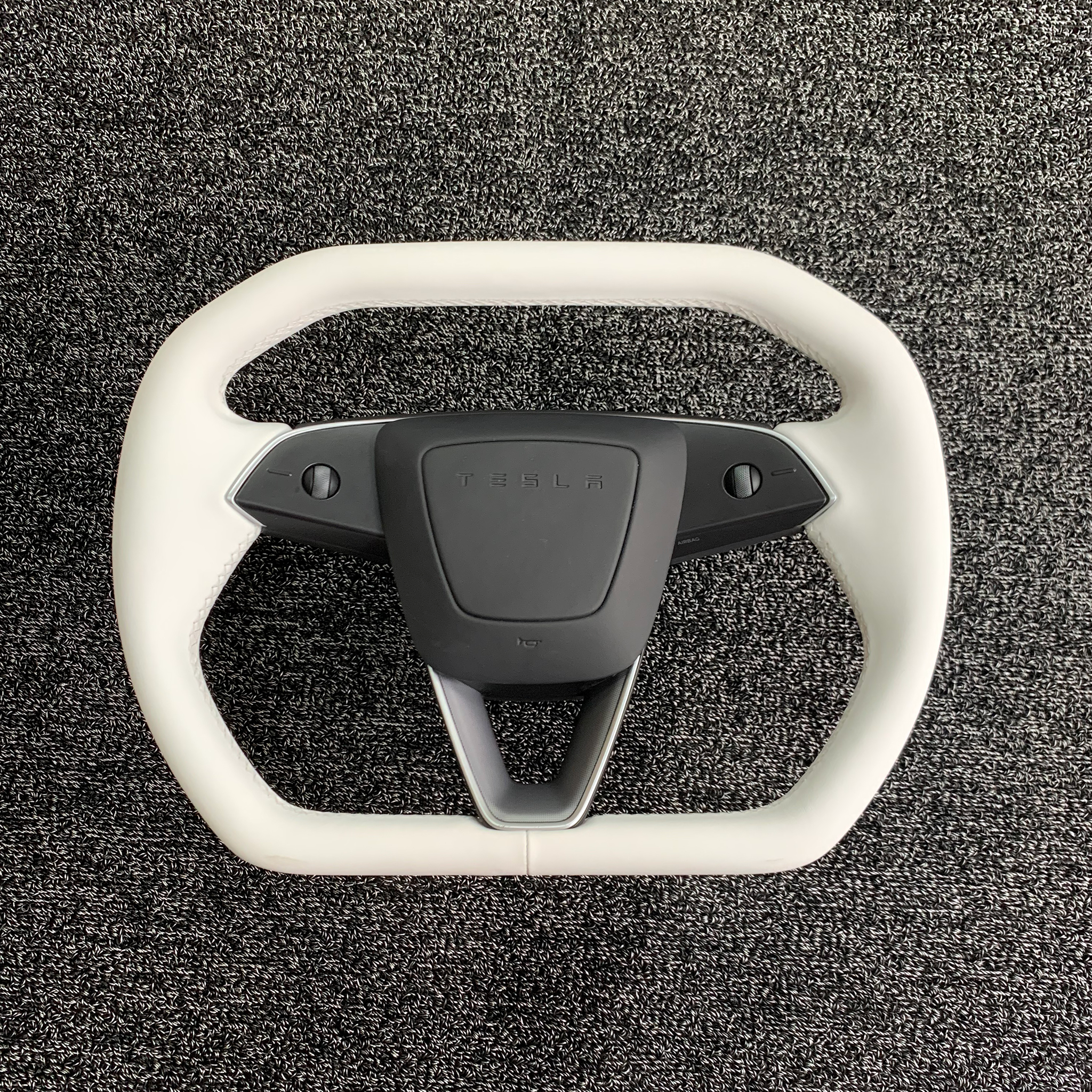 Cyber-Inspired Steering Wheel Upgrade for 2024+ Tesla Model 3 Highland & 2025+ Model Y Juniper