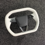 Cyber-Inspired Steering Wheel Upgrade for 2024+ Tesla Model 3 Highland & 2025+ Model Y Juniper
