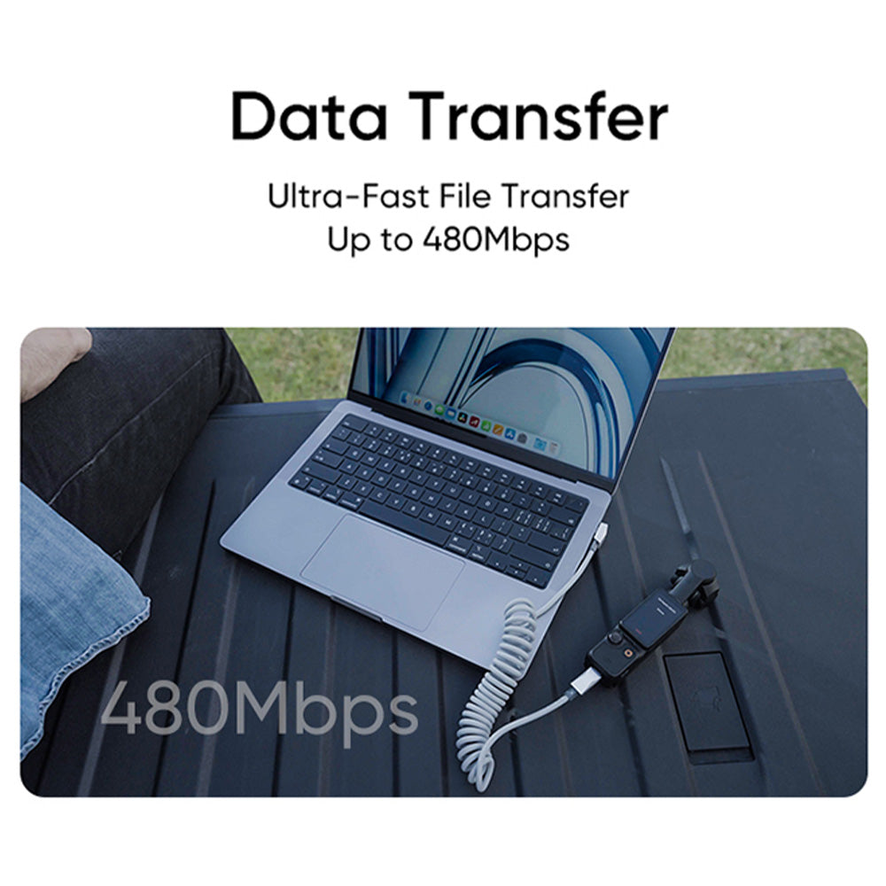 Cybertruck-Inspired Retractable USB-C Cable – 100W Fast Charging with Magnetic Holder for Tesla Model S/3/X/Y & Cybertruck