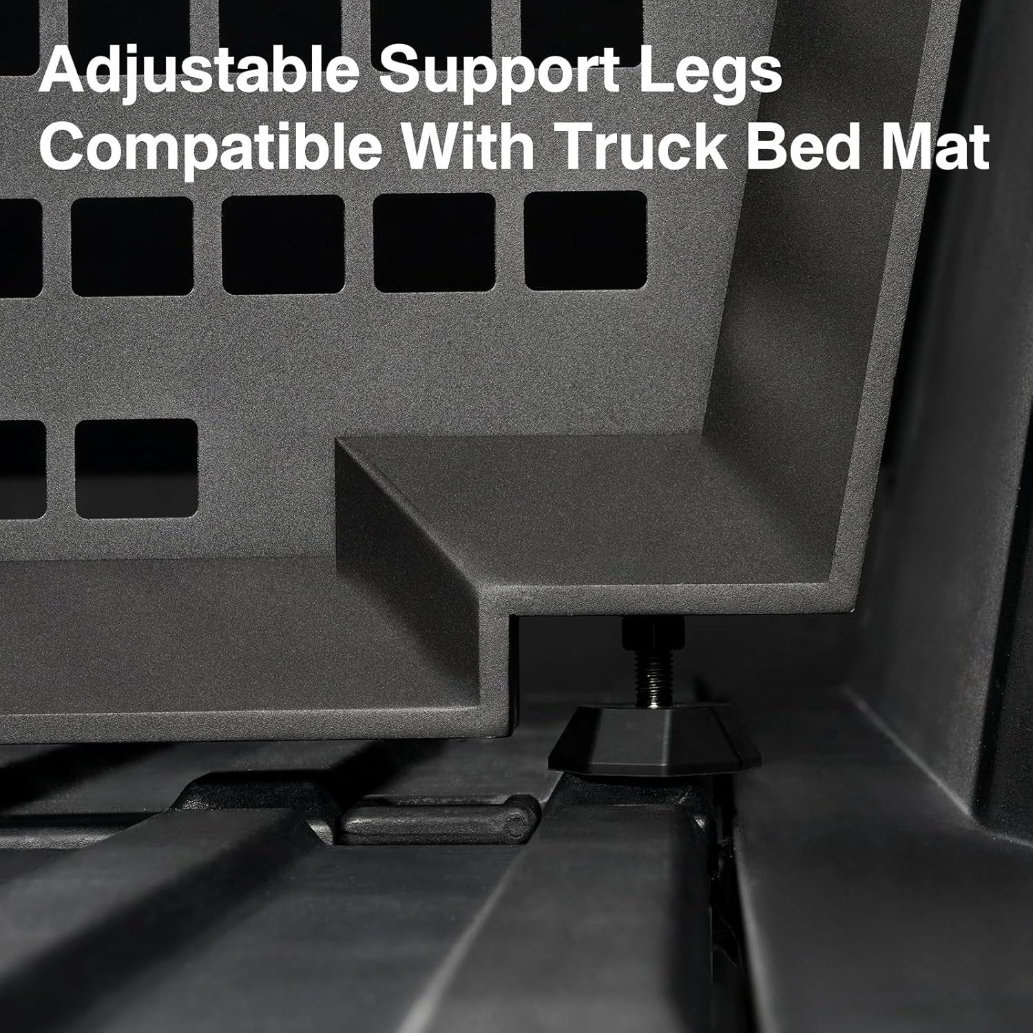 Cybertruck Adjustable Cargo Divider with MOLLE Panel – Secure Truck Bed Organizer, Heavy-Duty Aluminum Alloy