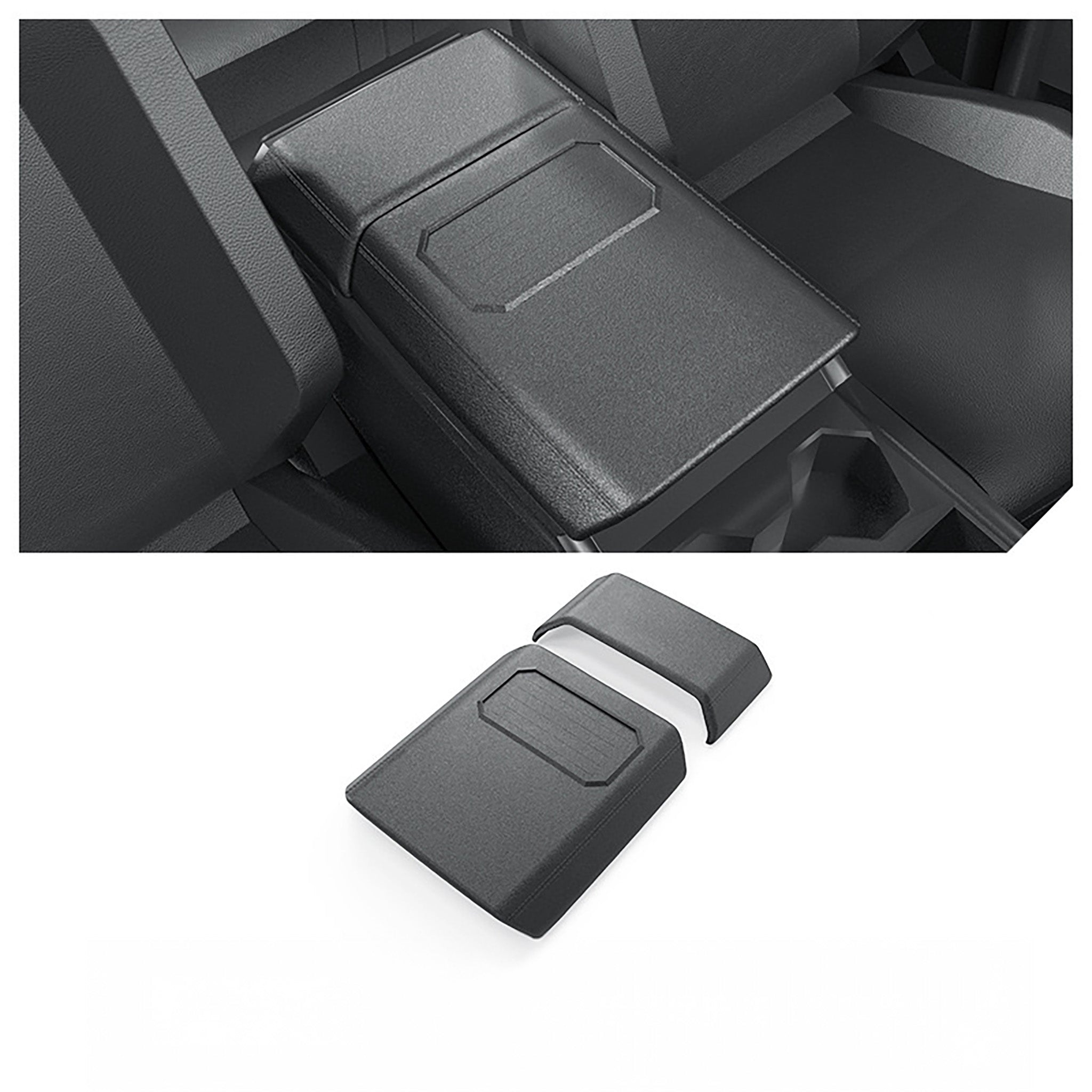 Tessgo Armrest & Rear Screen Upper Covers for Cybertruck