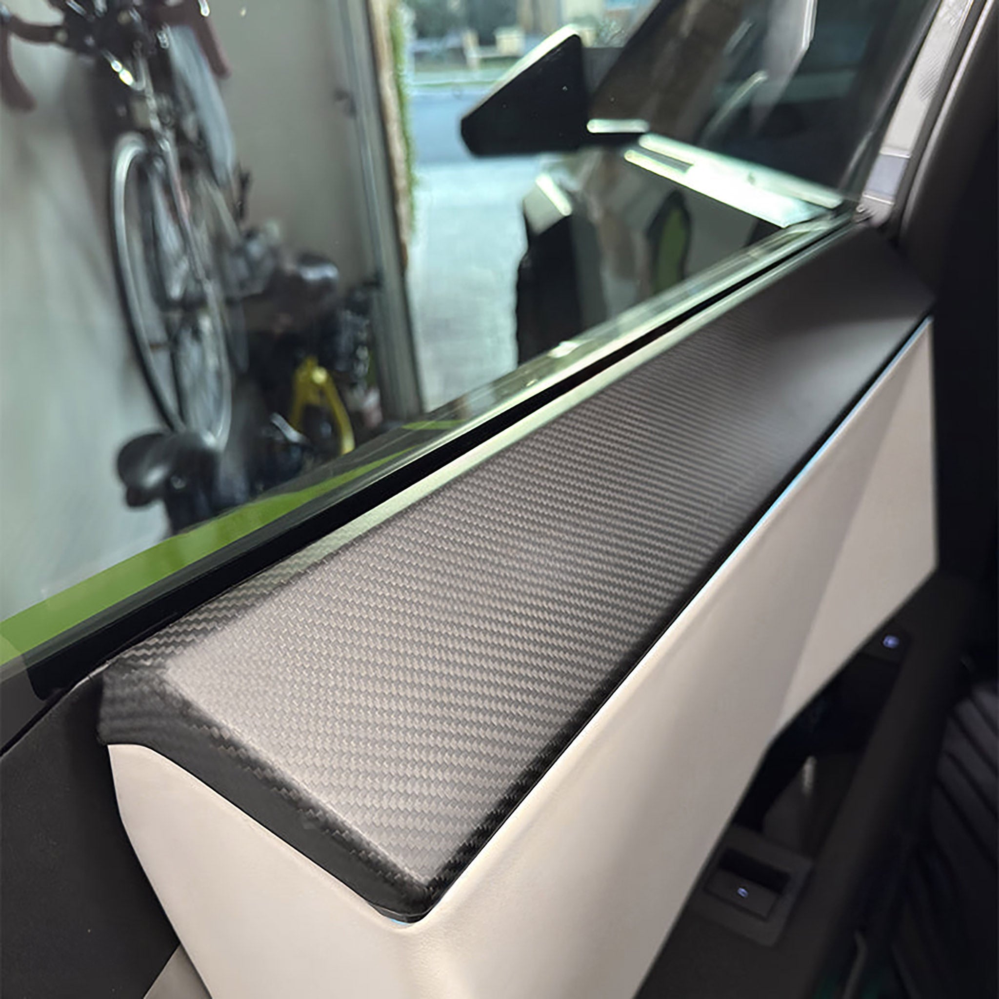 Tessgo Carbon Fiber Door Panel Covers for Cybertruck