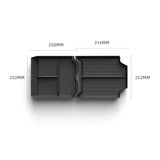 Cybertruck Central Console Storage Tray - Premium ABS Organizer