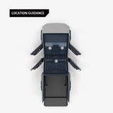 Cybertruck Floor Mats with Extended Front Door Coverage – Heavy-Duty TPE Protection for Maximum Interior Shield
