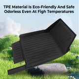 Cybertruck Floor Mats with Extended Front Door Coverage – Heavy-Duty TPE Protection for Maximum Interior Shield