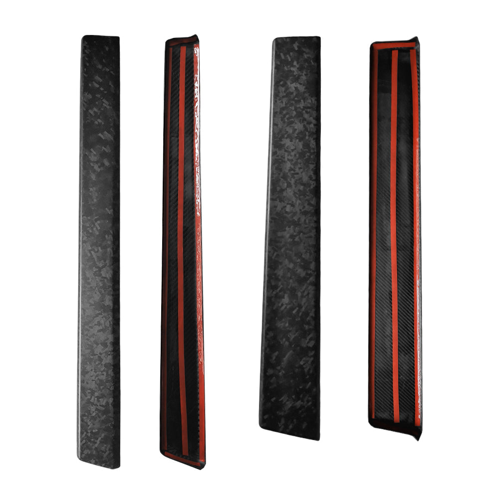Tesla Cybertruck Forged Carbon Fiber Door Panel Covers | Industrial-Grade Customization for Bold Visual Impact(Pre-order)