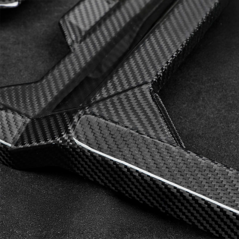 Cybertruck Gen 2.0 Extended Carbon Fiber Center Console Cover – Premium Reinforced 2x2 Twill Weave for Ultimate Interior Protection & Luxury