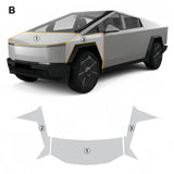 2024 Tesla Cybertruck Pre-cut Gloss Clear PPF Wrap Self-Healing TPU Film