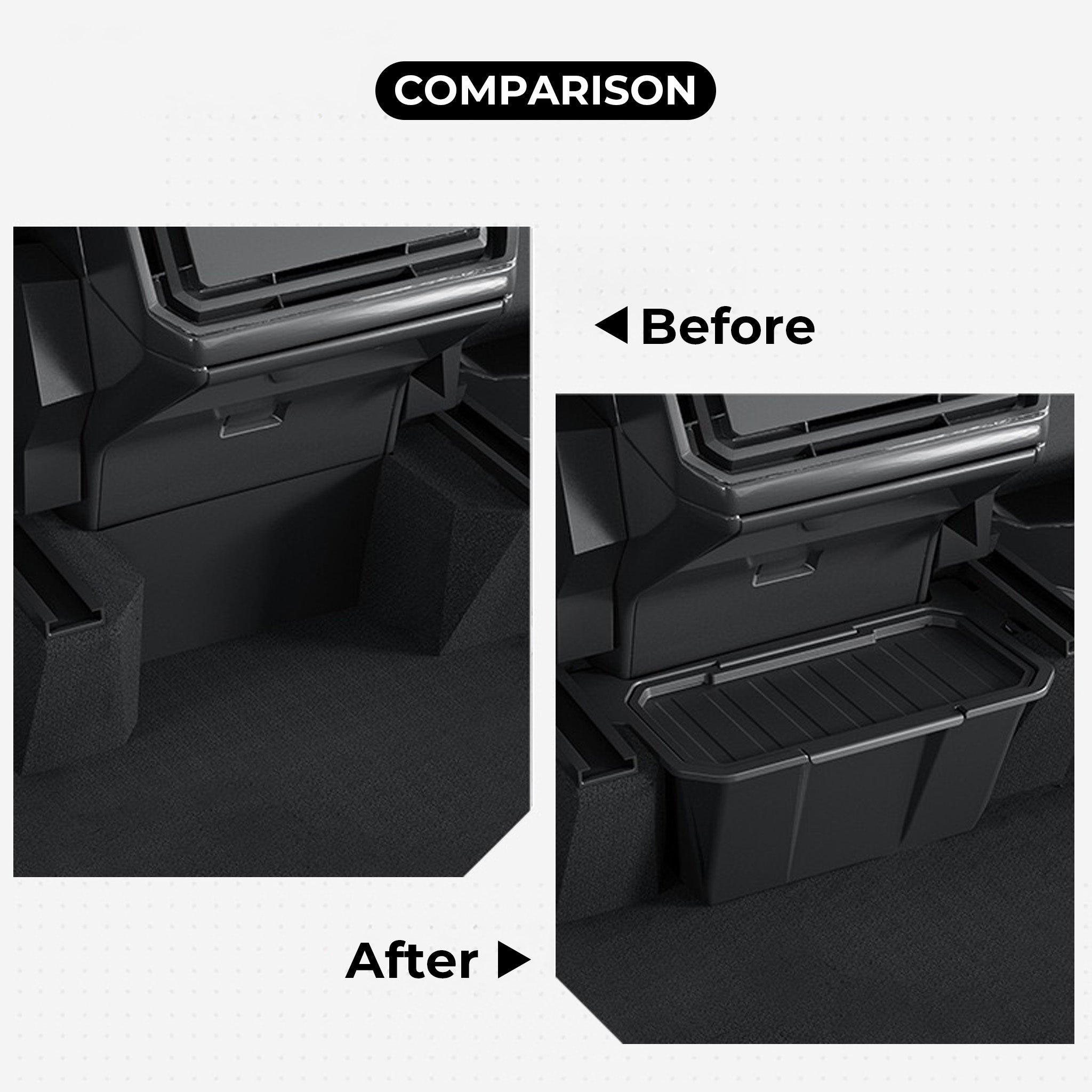 Tessgo Rear Center Console Storage Box for Cybertruck