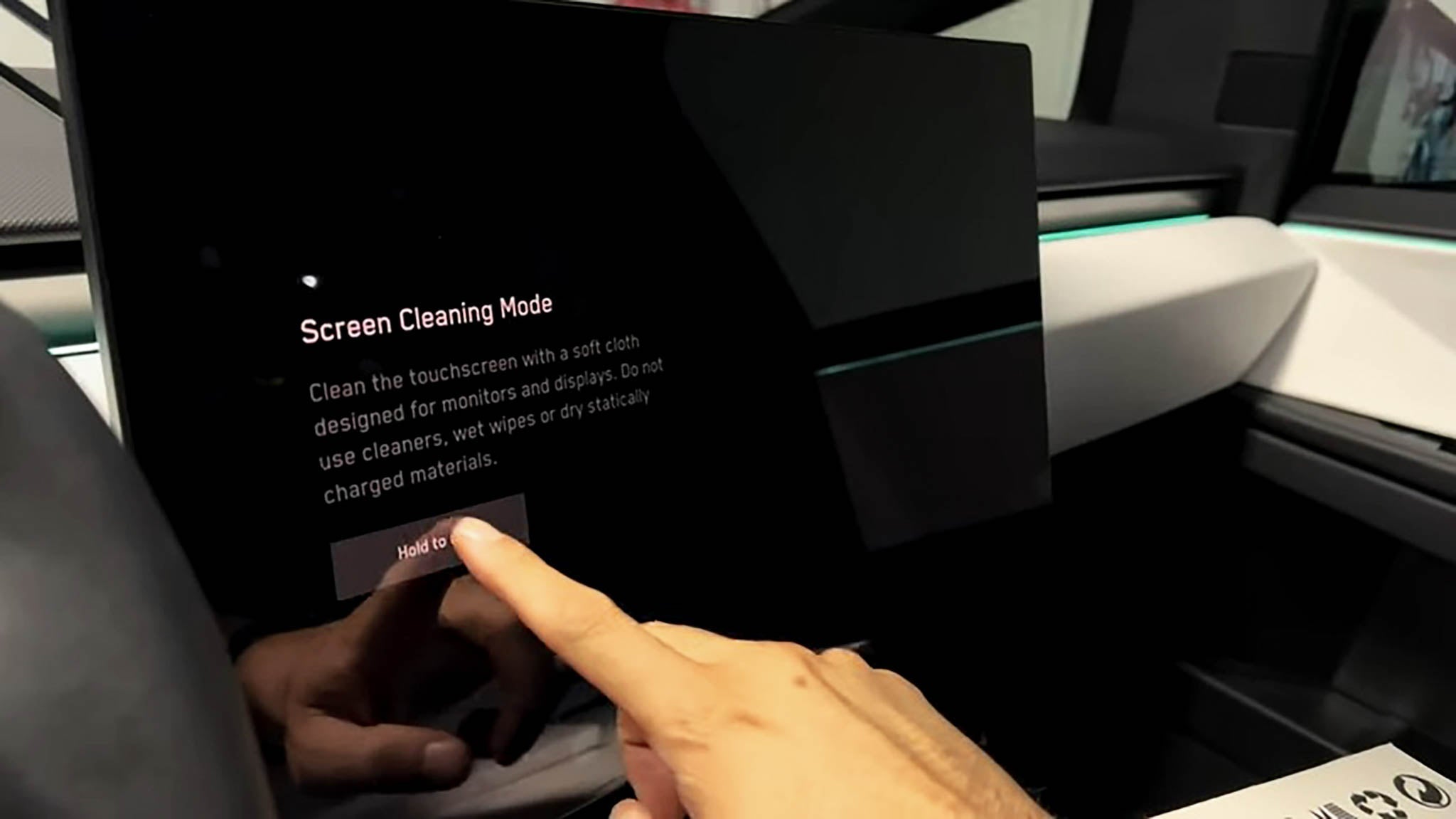 Tesla Cybertruck Tempered Glass Screen Protector