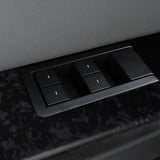 Tesla Cybertruck Forged Carbon Fiber Armrest Covers - Industrial-Style Interior Upgrade (Pre-Order)