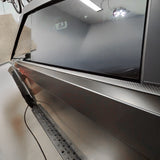 Tesla Cybertruck Window Trim Overlays - Real Dry Molded Carbon Fiber, Full Set (4 Pieces) - Available in Glossy or Matte Finish