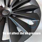 Cyclone-style Tesla Hubcaps Wheel Cover air pressure