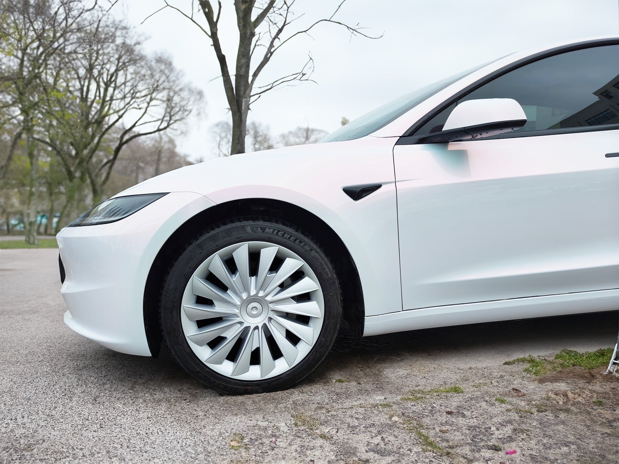 Tesla Model 3 2024 Highland 18" Blade Wheel Cover Replacement Hubcaps
