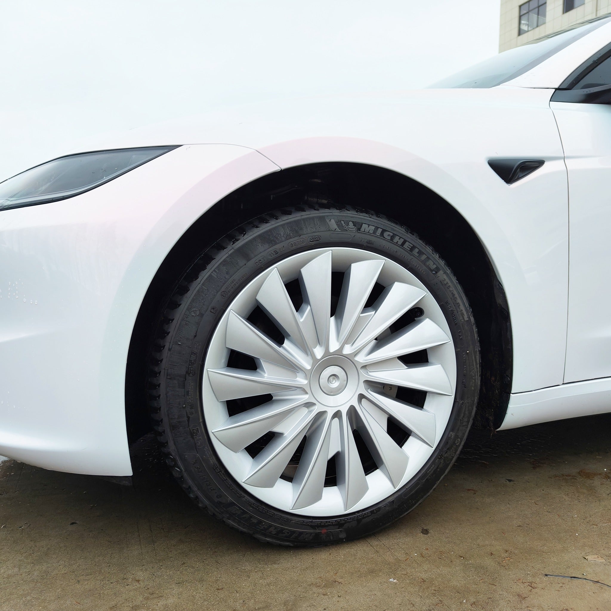 Tesla Model 3 2024 Highland 18 inch Turbine Hubcaps