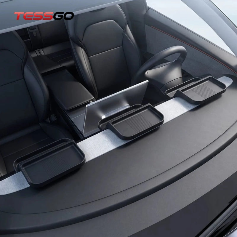 Dashboard Storage Tray with Phone Holder & ETC Bracket for Tesla Model 3/Y/Y L 2024+