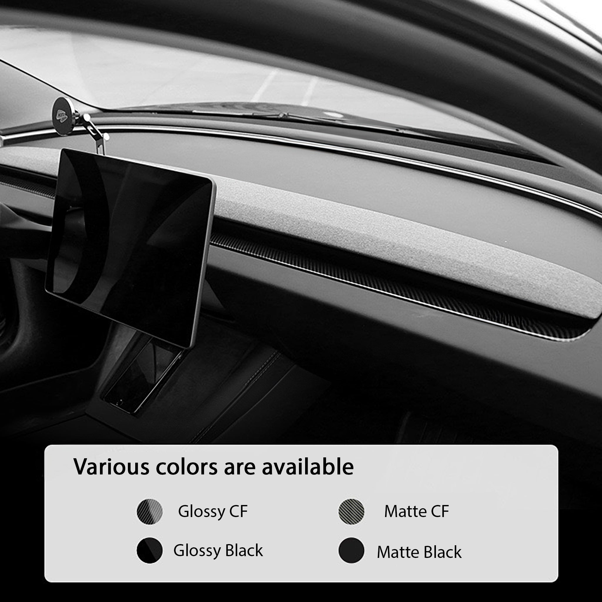 Dashboard Cover Air Vent Trim for Tesla 2024+ Model 3 & 2025+ Model Y