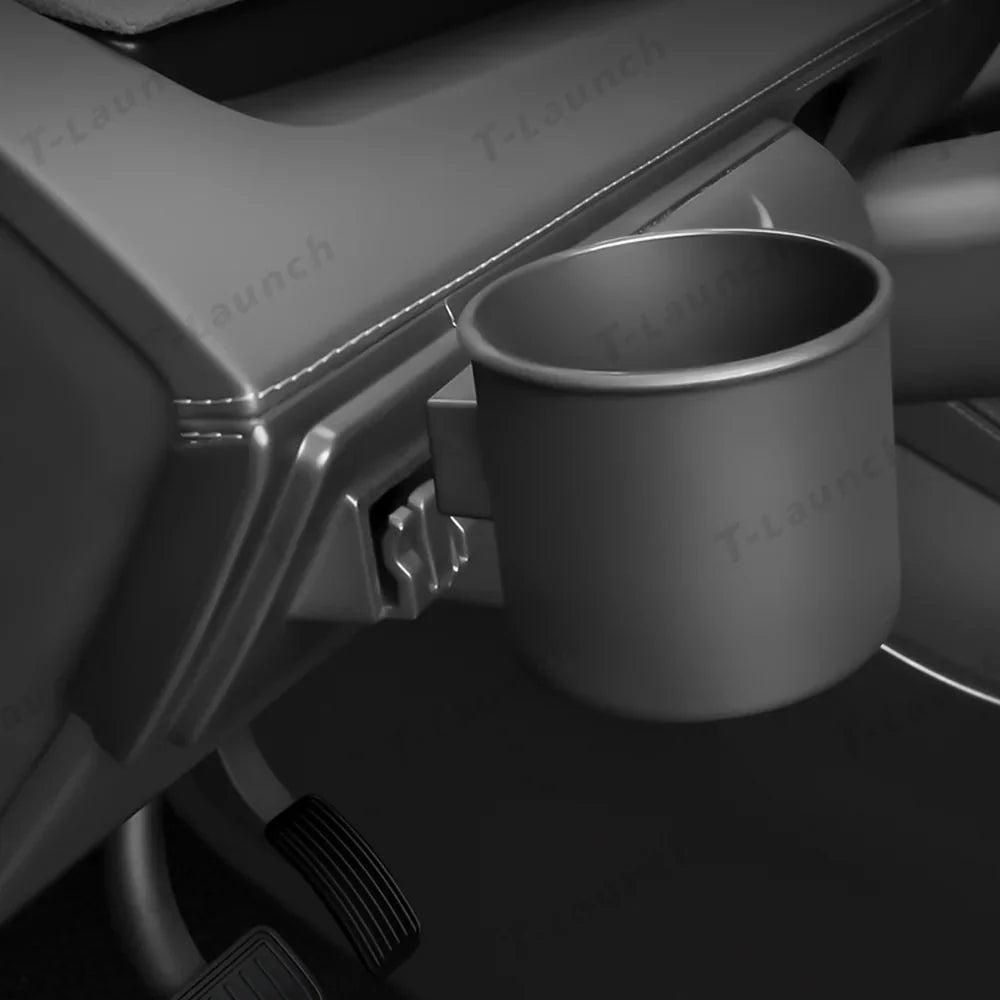 Dashboard Cup & Glasses Holder – 2-in-1 Storage Organizer Box for Tesla Model YL 2026+