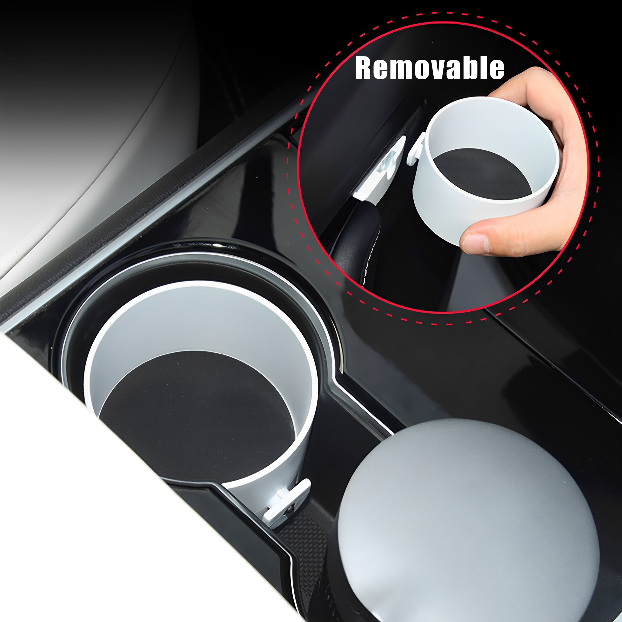 Door Cup Holder For Tesla Model 3 & Y by Teego