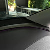 Dry Carbon Fiber Upper Dashboard Overlay for Model Y Juniper - 1x1 Plain & 2x2 Twill Weave
