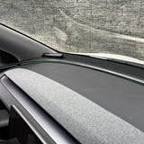 Dry Carbon Fiber Upper Dashboard Split Overlay for Model Y Juniper