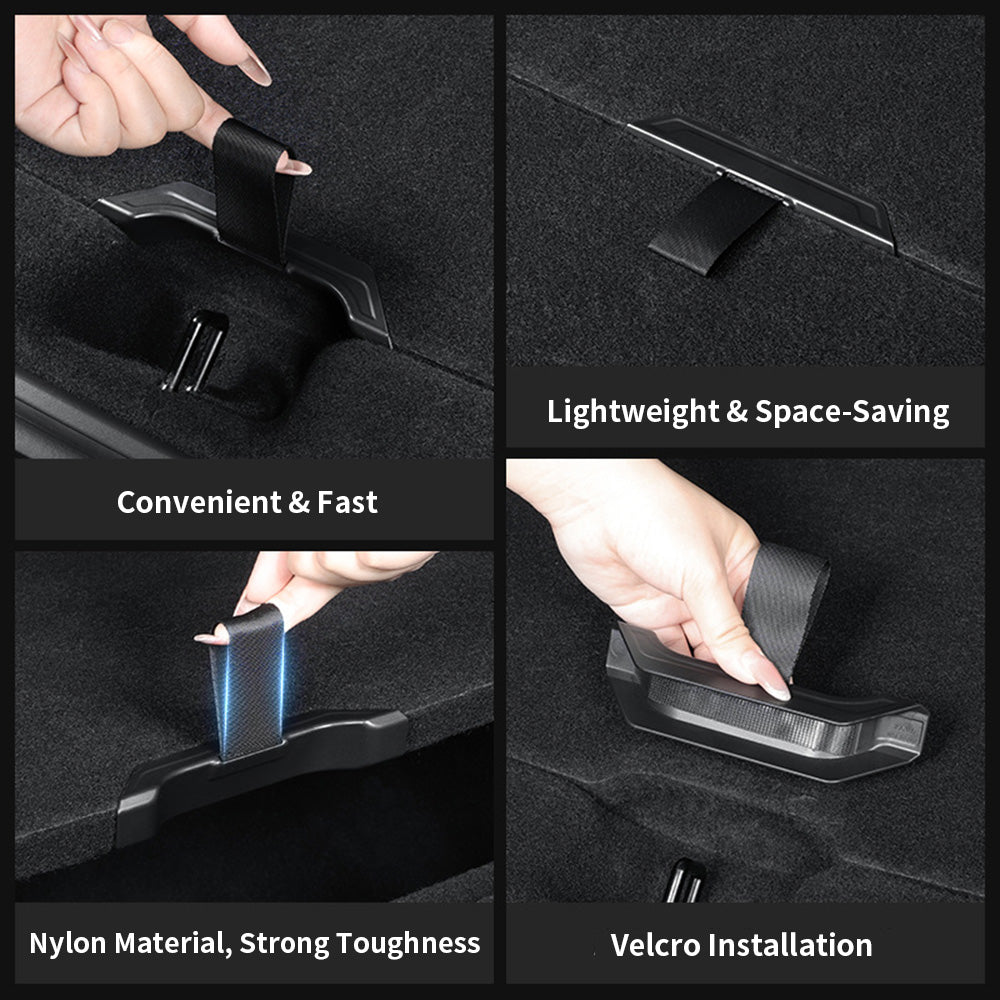 Effortless Access: Sub Trunk Pull Strap Handles for 2025+ Tesla Model Y Juniper