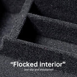 Flocked Center Console & Armrest Storage Tray Set for Tesla Model 3 Highland / Model Y Juniper / Model YL