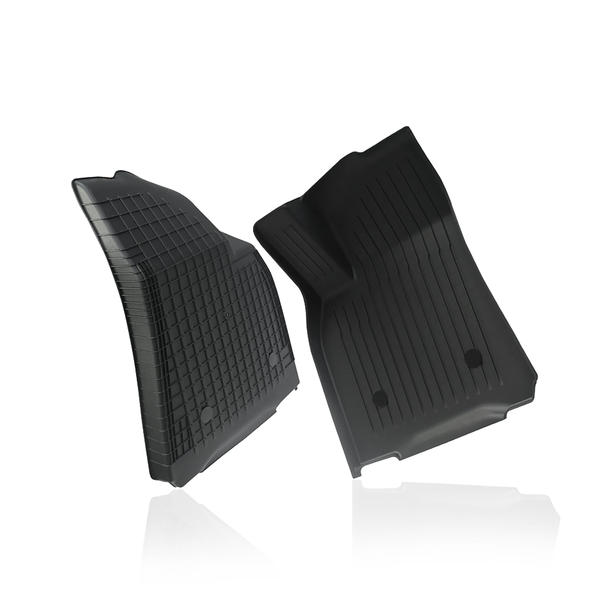 Teego All Weather Floor Mats Full Set for Tesla Model Y Right Hand Drive