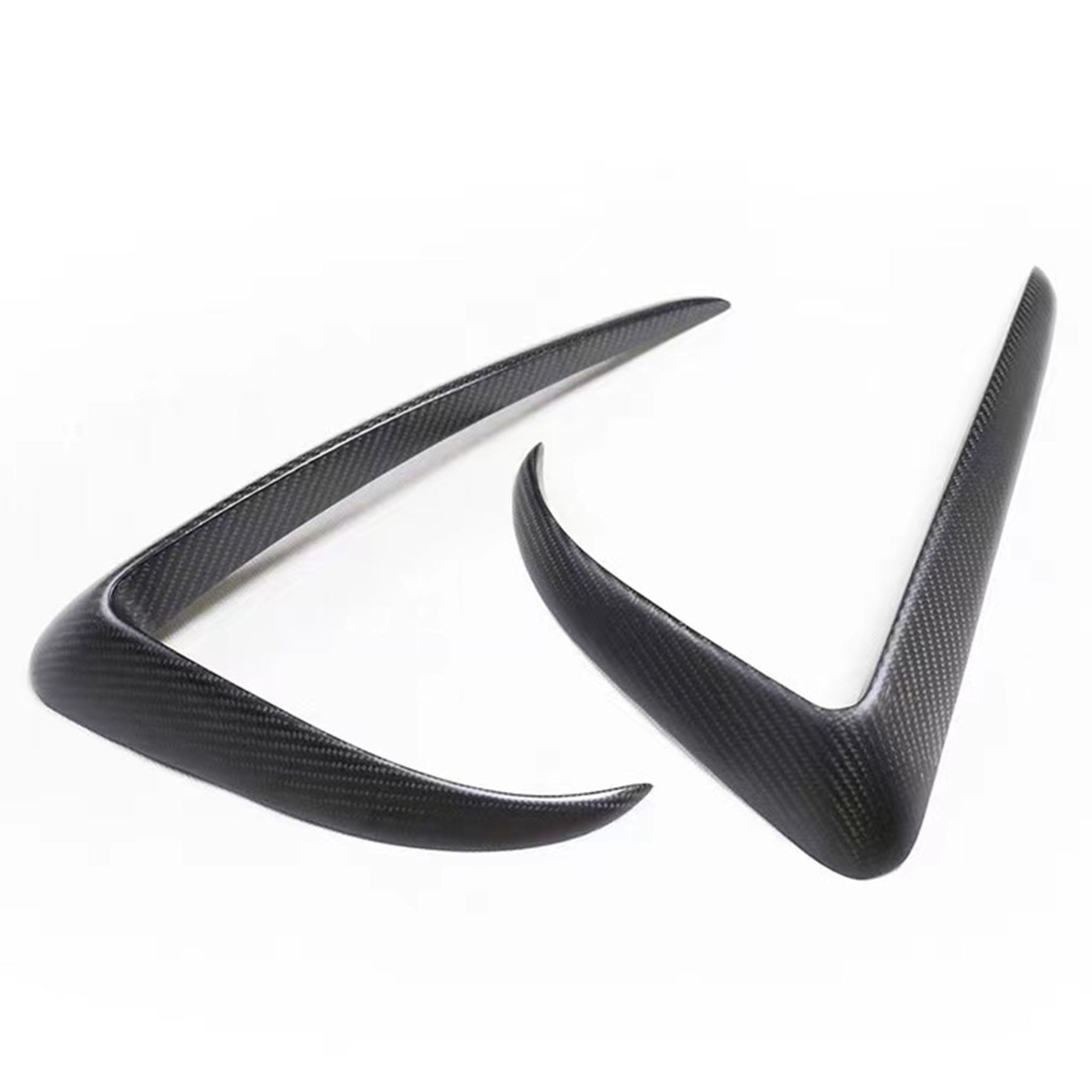 Real Carbon Fiber Fog Light Trim for Tesla Model 3&Y-Teego