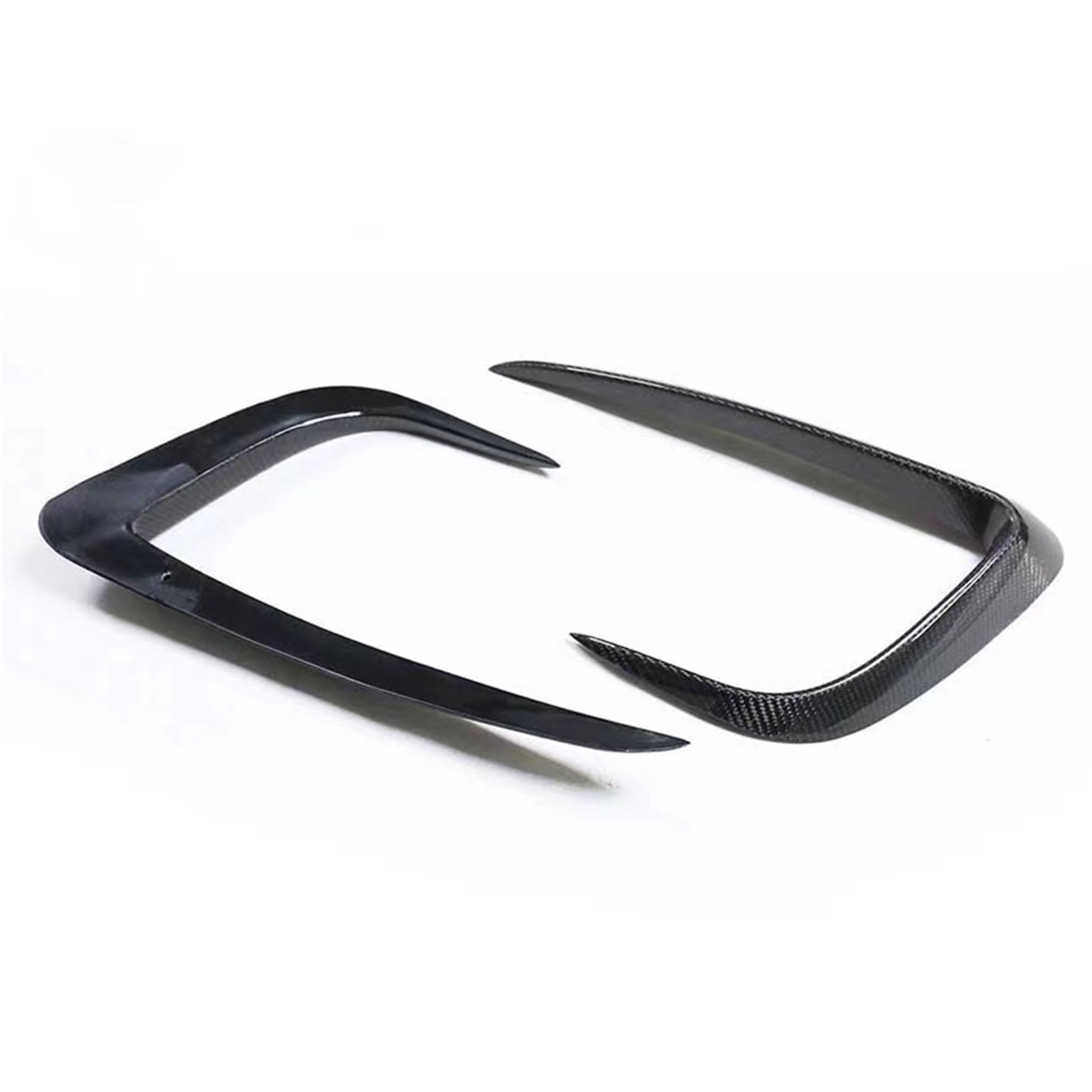 Real Carbon Fiber Fog Light Trim for Tesla Model 3&Y-Teego
