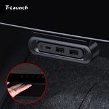 Under Screen Foldable Hidden USB-C Hub for Tesla Model 3/Y/Y L