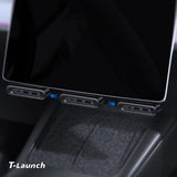 Under Screen Foldable Hidden USB-C Hub for Tesla Model 3/Y/Y L