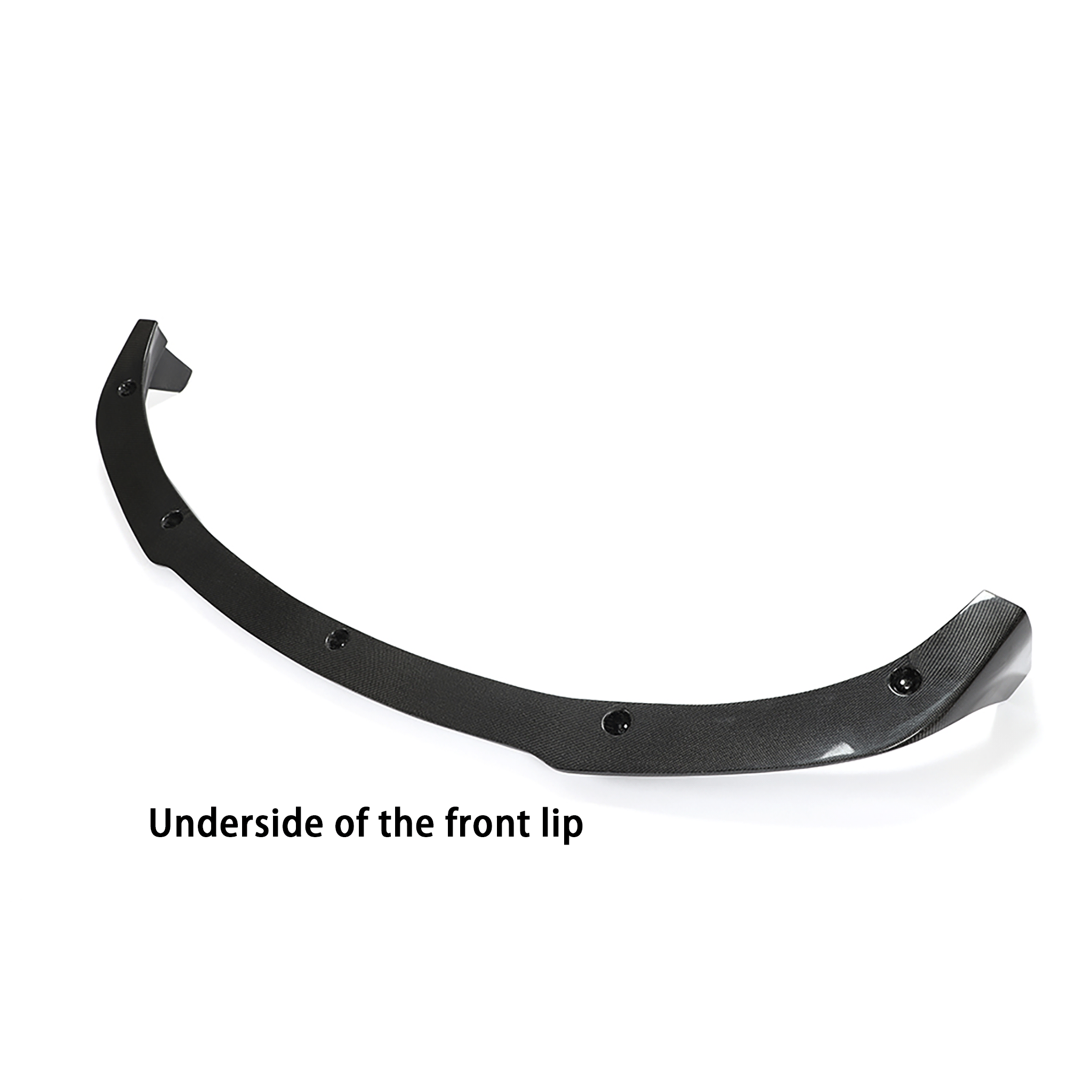 Teego V-Type Carbon Fiber Aero Front Lip for Tesla Model Y | High-Performance Aerodynamic Body Kit
