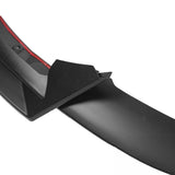 Sporty Front Lip Spoiler for Tesla Model 3 (2017-2023.09) | ABS Plastic Body Kit in Glossy/Matte Black & Carbon Fiber