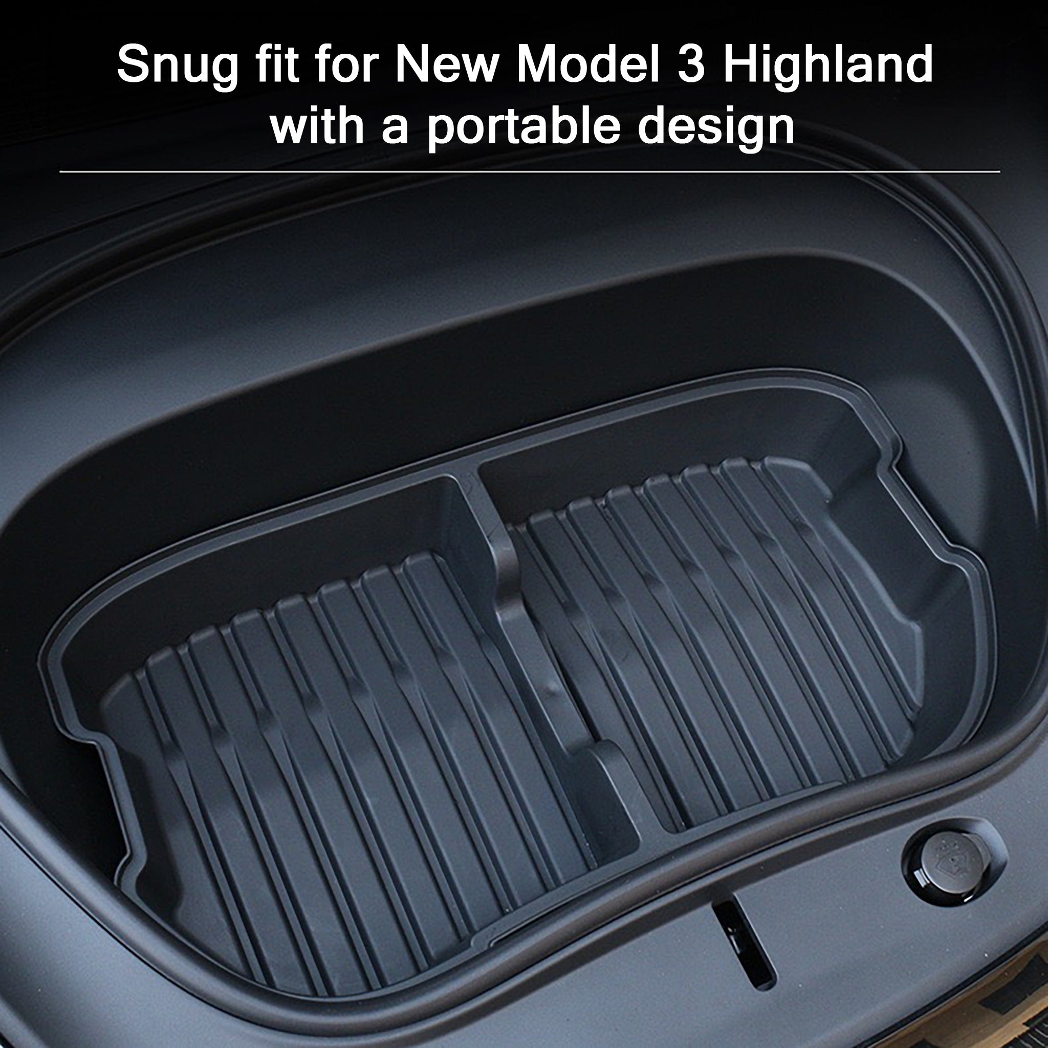 Front Trunk Storage Organizer Box for Tesla Model 3 Highland 2024+