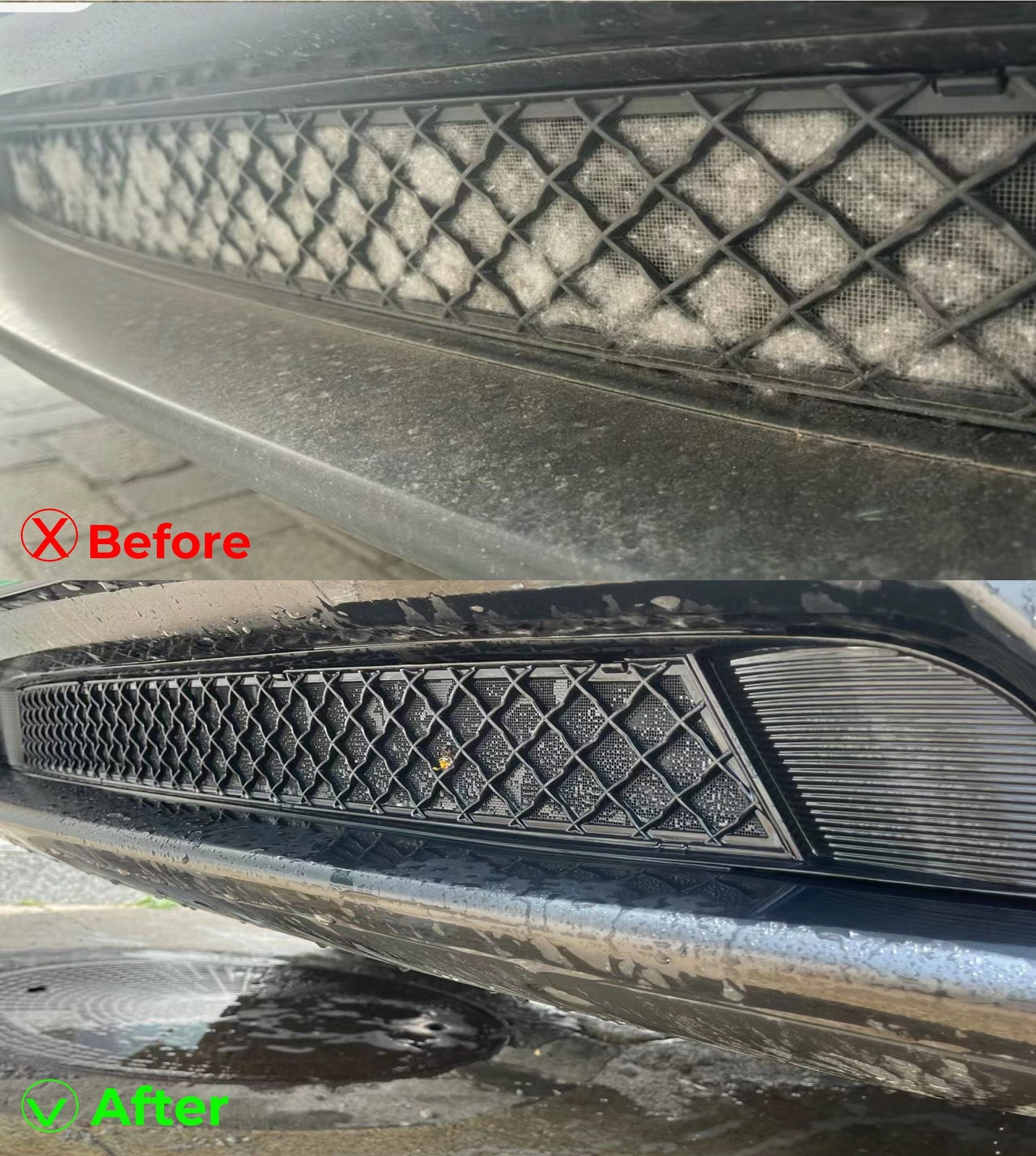 Front Bumper Grille Inserts For Telsa Model 3/Y